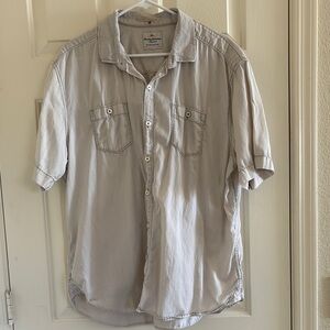 Tommy Bahama Gray Casual Button Down Shirt
